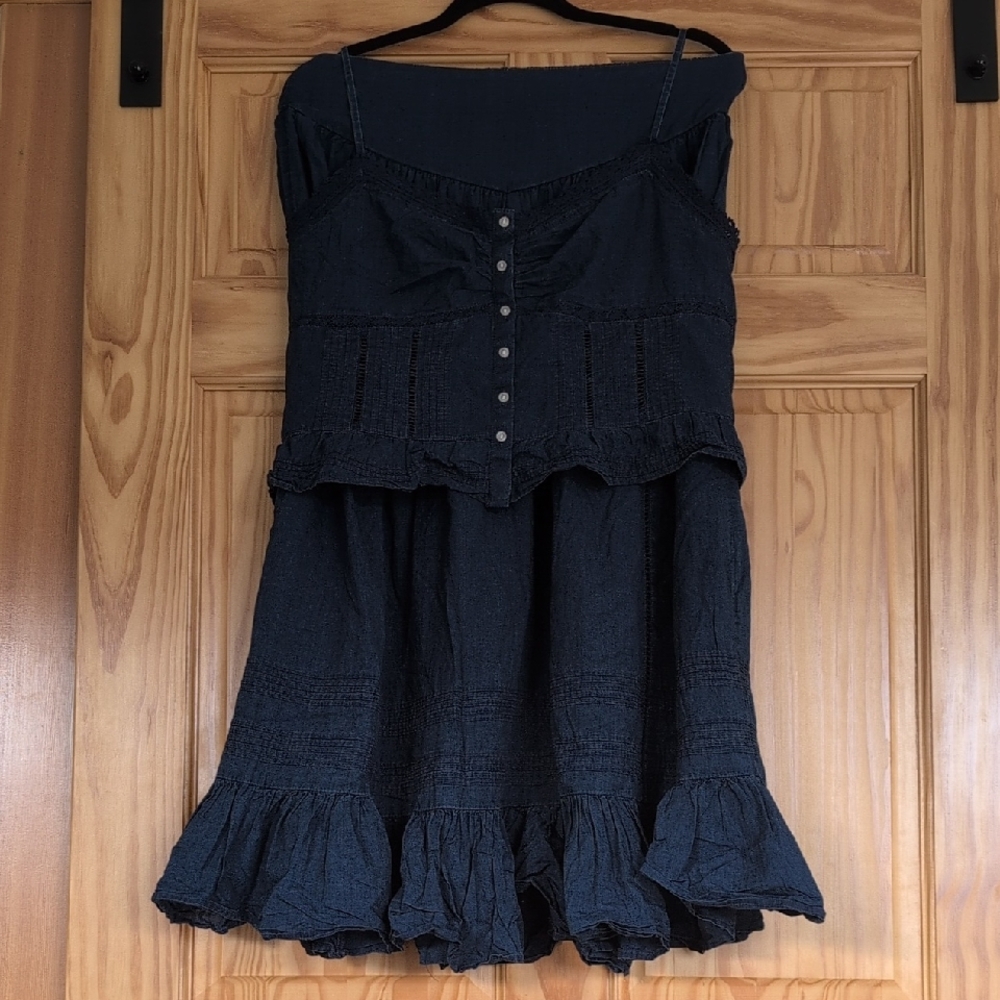 AEO Navy Ruffle Set